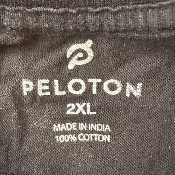 Peloton Black and White Short Sleeve Century Shirt in Size 2XL - Picture 2 of 6